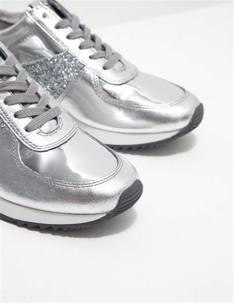 silver sneakers women's